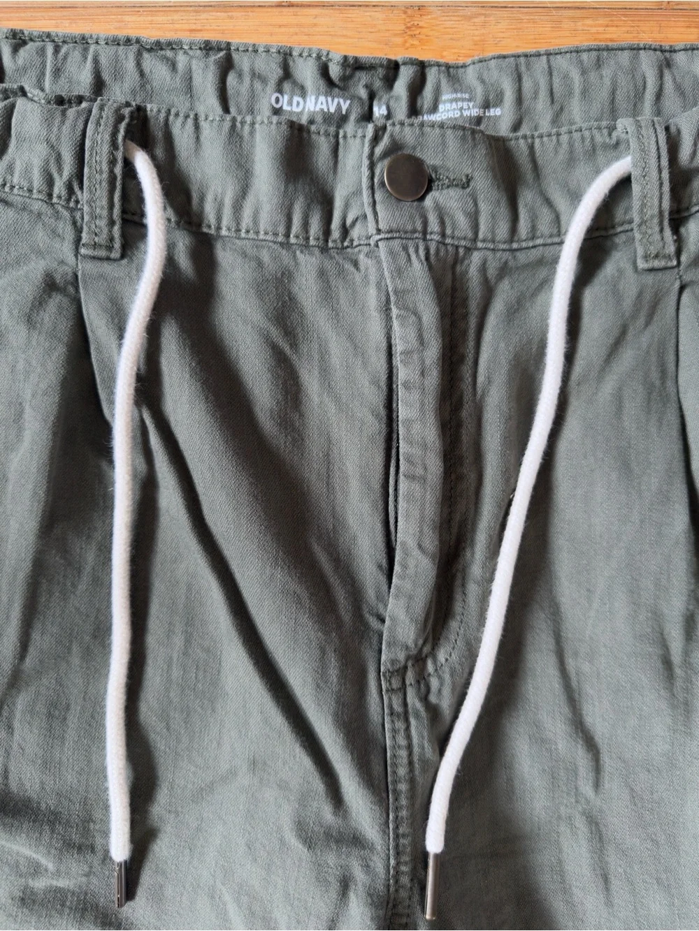 Women's Wide-Leg Drawcord Drapey Pants